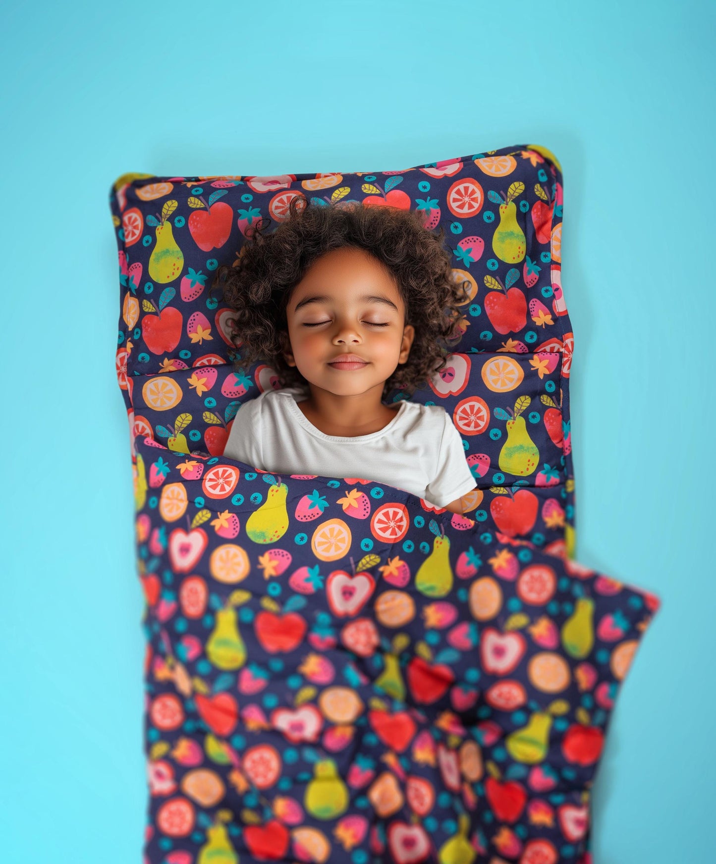Children's Pink Mushroom Flower garden Nap Mat with attached pillow and blanket, Pre School Sleep Mat / Daycare Nap Time, Personalized School Nap Mat