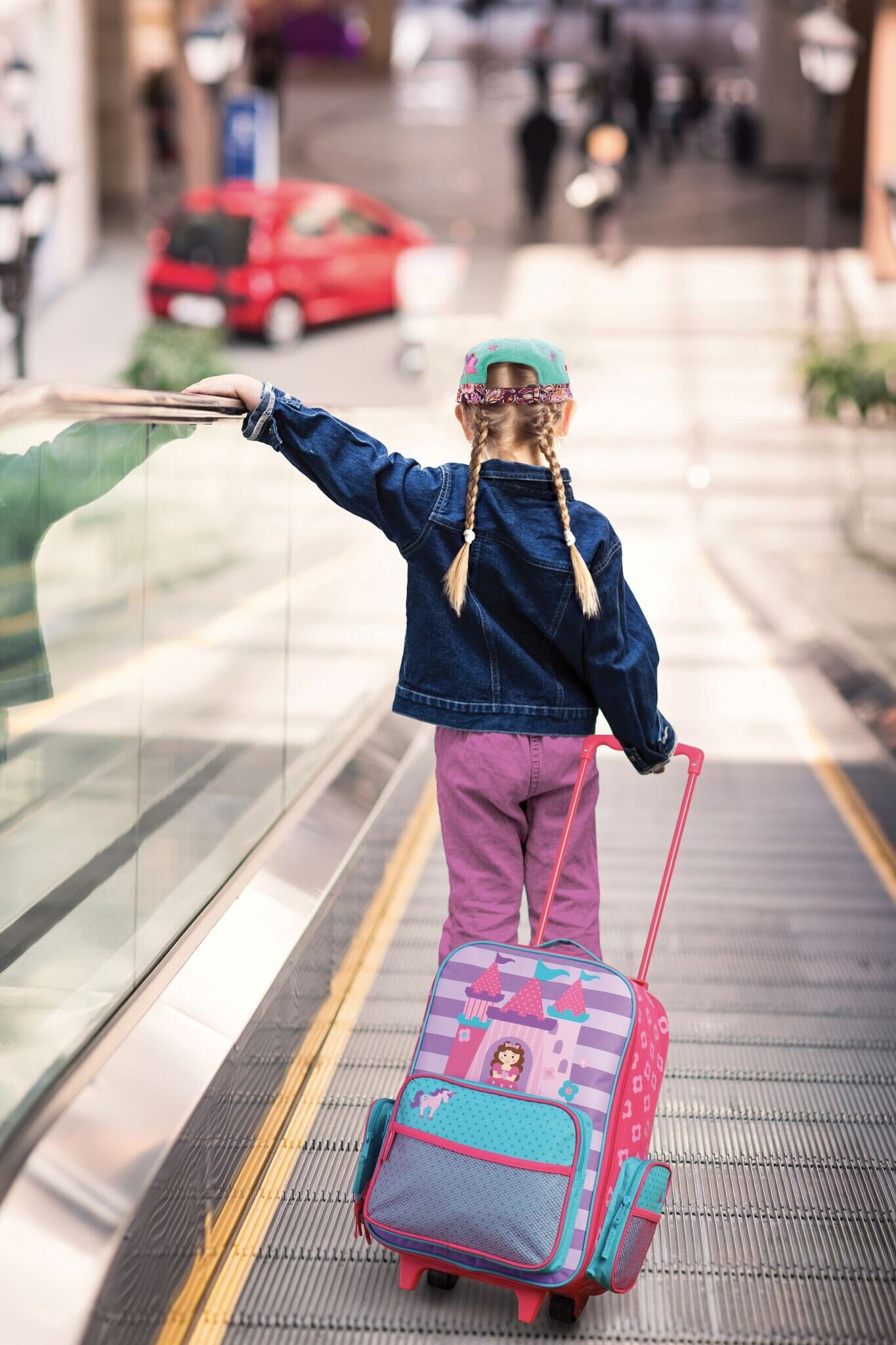 Personalized Kids Rolling Luggage, Stephen Joseph, Kids Suitcase, Travel Bag, Overnight Bag, Free Shipping, Going to Grandma's, TSA Approved
