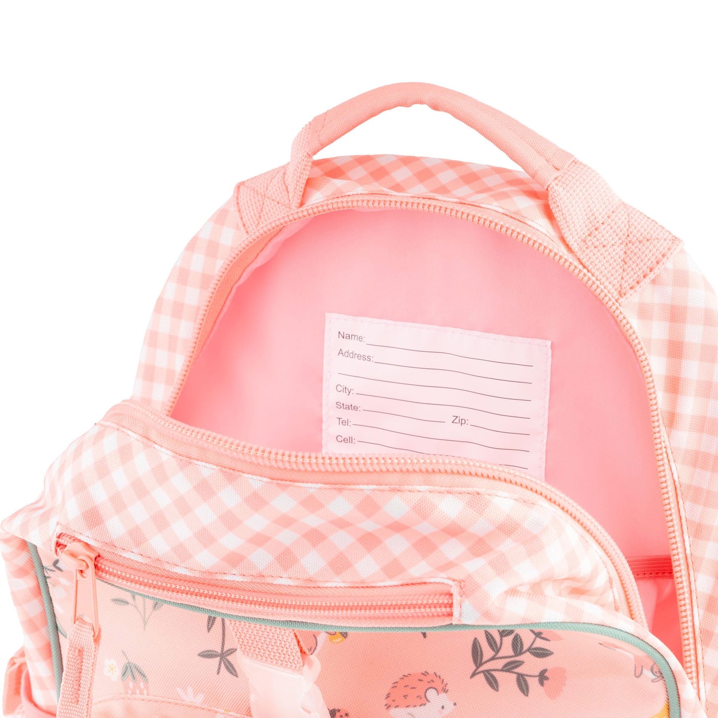 Children's All Over Print Backpack and Lunchbox Set Stephen Joseph with Embroidery Personalization, Strawberry backpack, Bunny Backpack set
